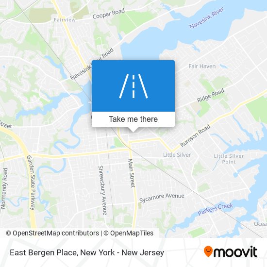 Mapa de East Bergen Place