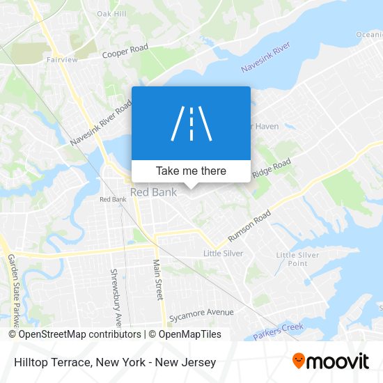 Hilltop Terrace map