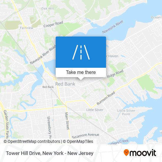 Mapa de Tower Hill Drive