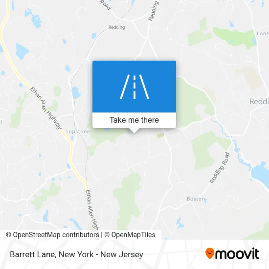 Barrett Lane map