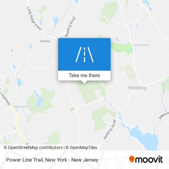 Power Line Trail map