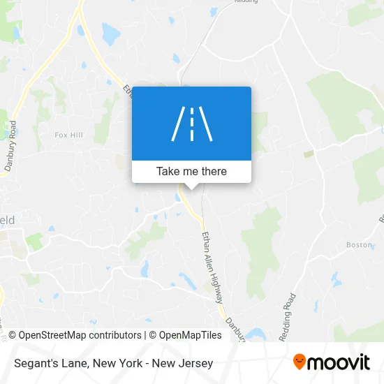 Segant's Lane map