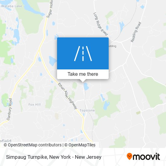 Mapa de Simpaug Turnpike