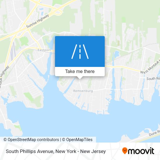 Mapa de South Phillips Avenue