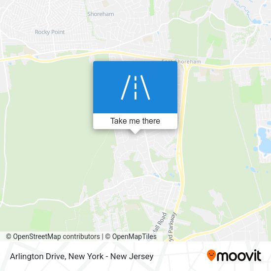 Arlington Drive map