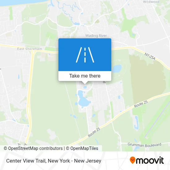 Center View Trail map