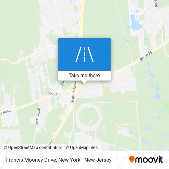 Mapa de Francis Mooney Drive