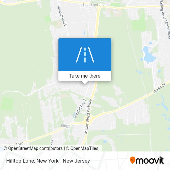 Mapa de Hilltop Lane