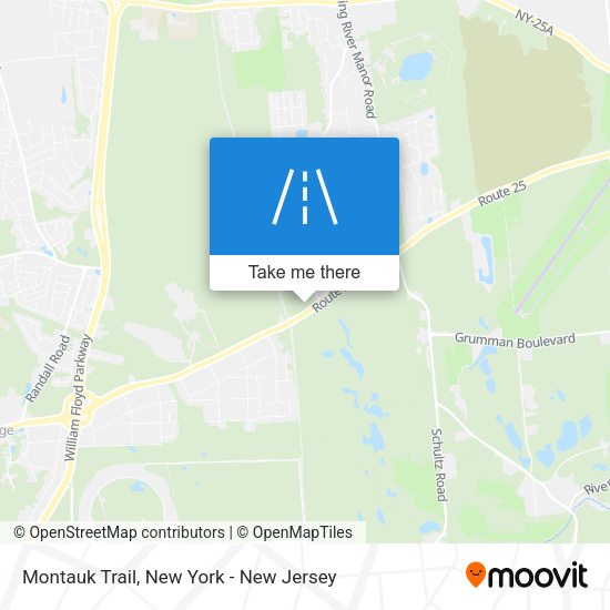 Mapa de Montauk Trail