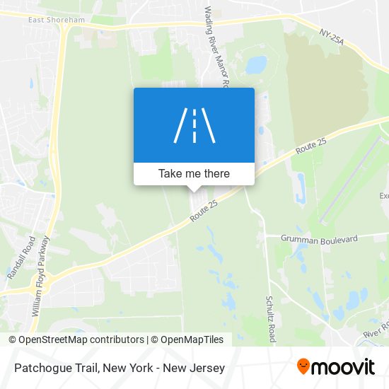 Patchogue Trail map