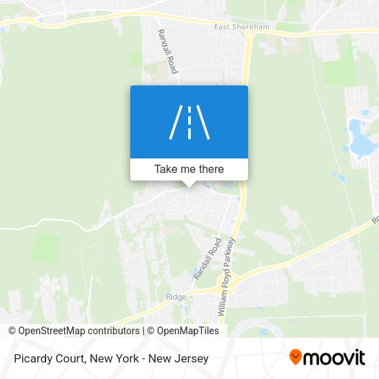 Mapa de Picardy Court