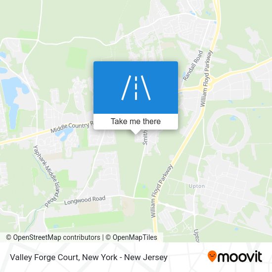 Mapa de Valley Forge Court