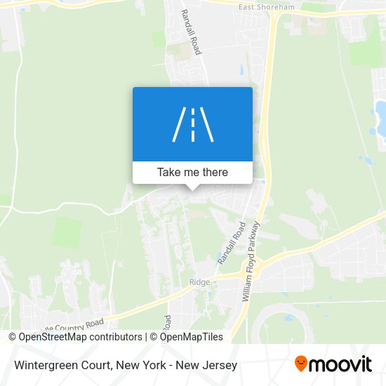 Mapa de Wintergreen Court