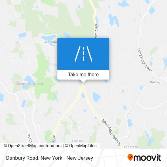 Danbury Road map