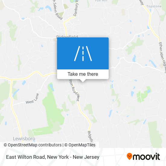 Mapa de East Wilton Road