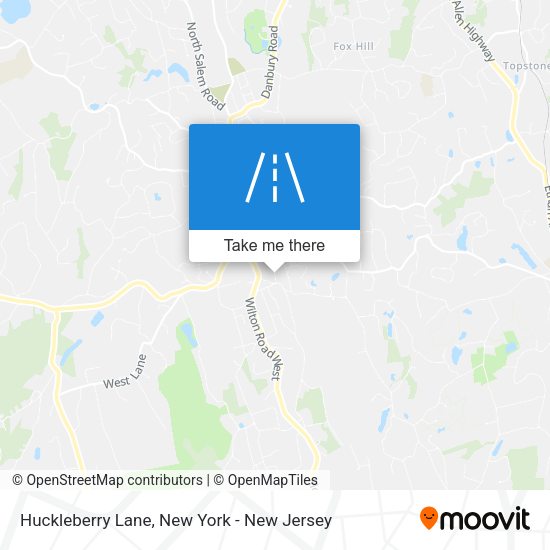 Mapa de Huckleberry Lane