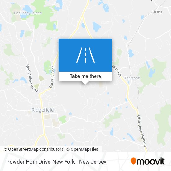 Mapa de Powder Horn Drive