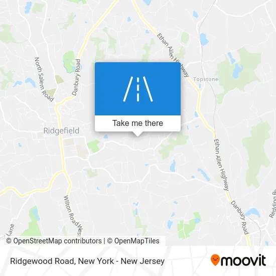 Ridgewood Road map