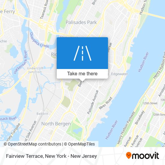 Mapa de Fairview Terrace