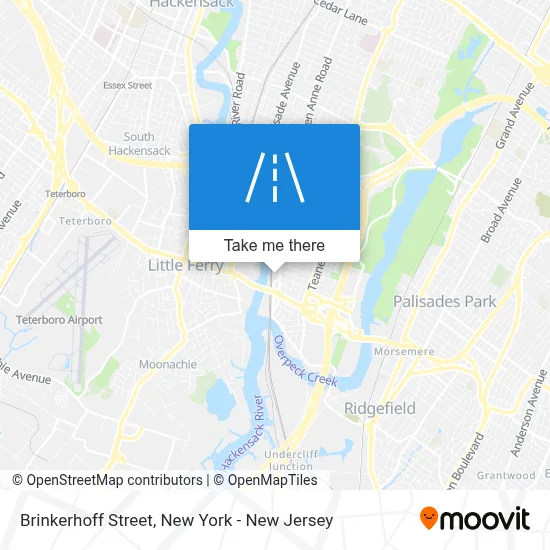 Brinkerhoff Street map