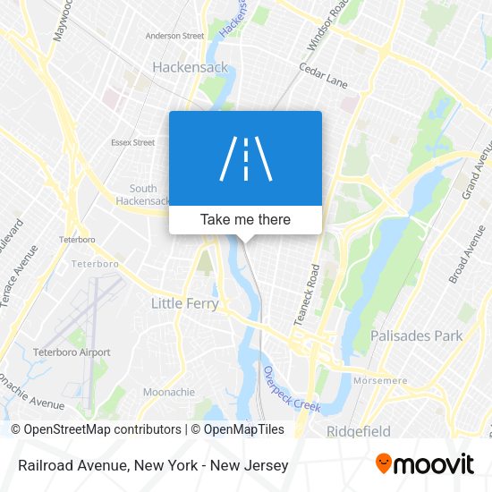 Mapa de Railroad Avenue