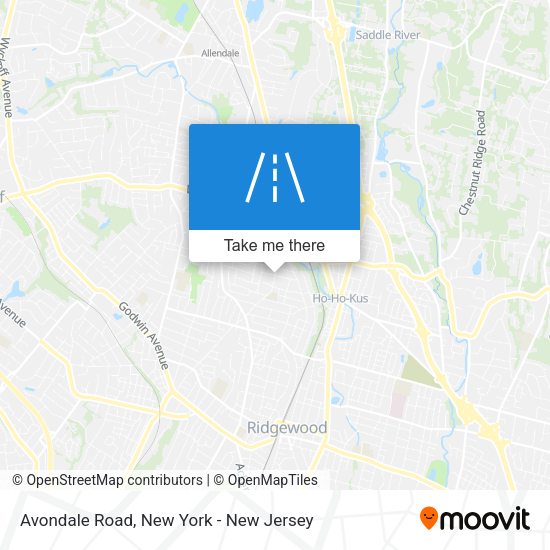 Mapa de Avondale Road