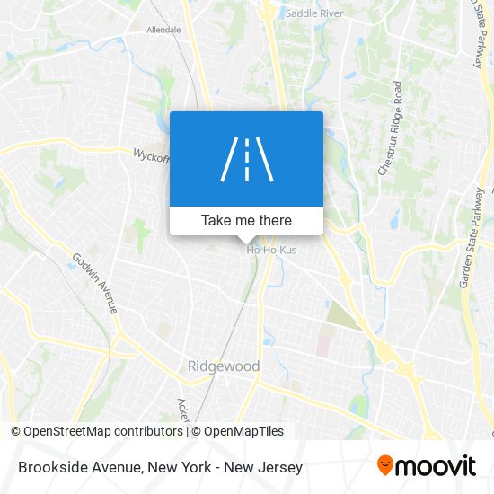 Brookside Avenue map