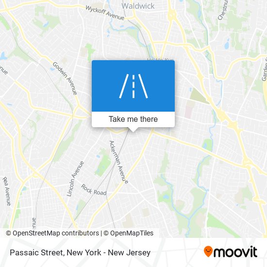 Passaic Street map