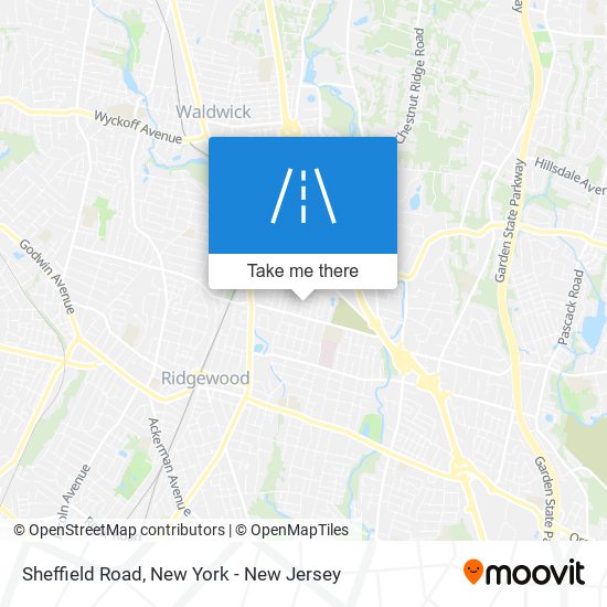 Mapa de Sheffield Road