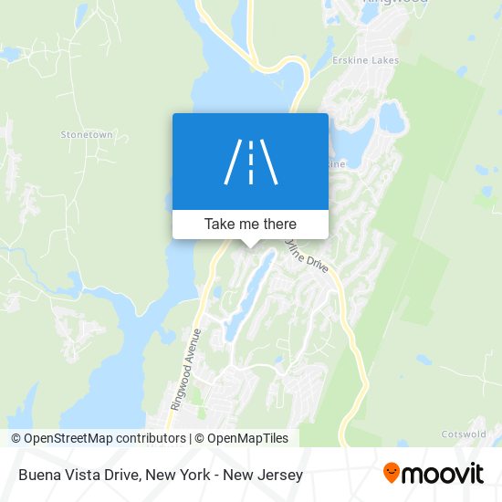 Buena Vista Drive map