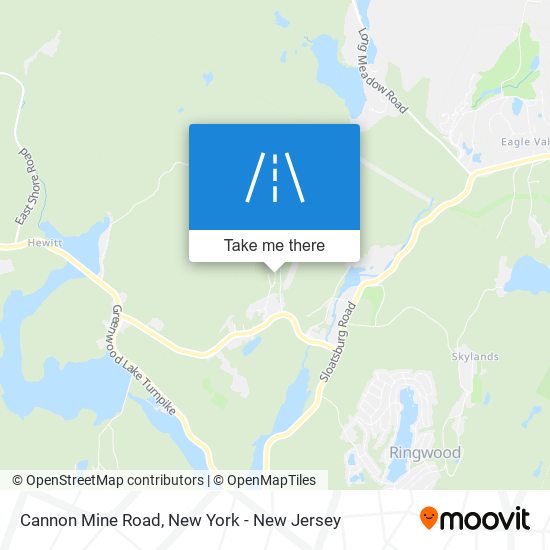 Mapa de Cannon Mine Road