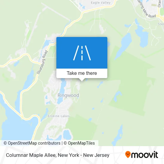 Columnar Maple Allee map