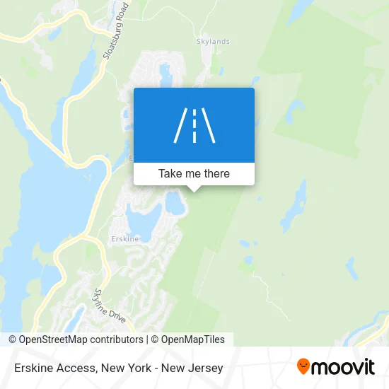 Erskine Access map