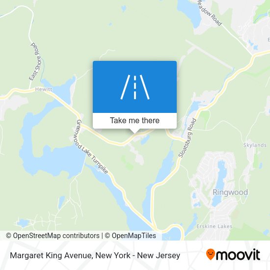 Mapa de Margaret King Avenue