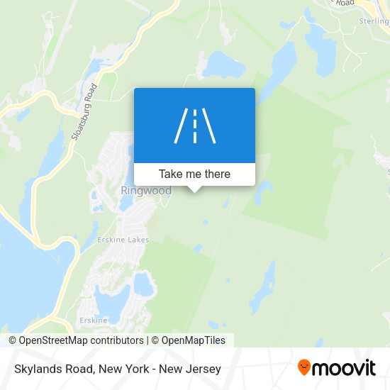 Mapa de Skylands Road