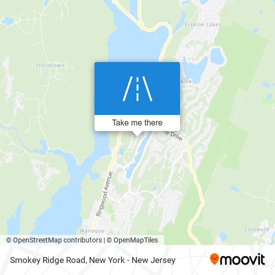 Smokey Ridge Road map