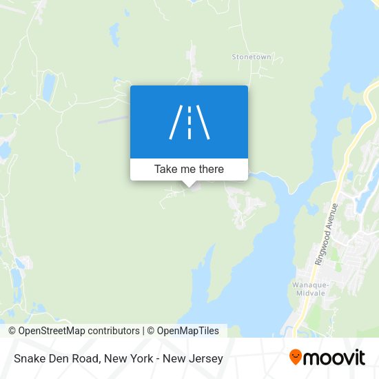 Mapa de Snake Den Road