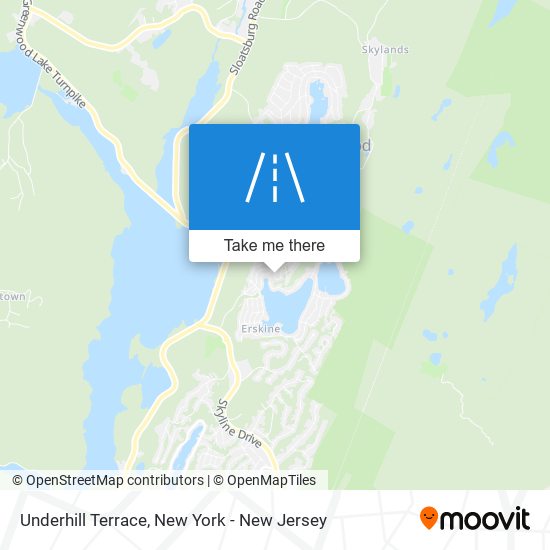 Underhill Terrace map