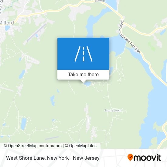 Mapa de West Shore Lane
