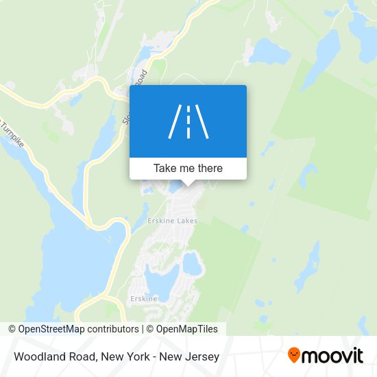 Mapa de Woodland Road