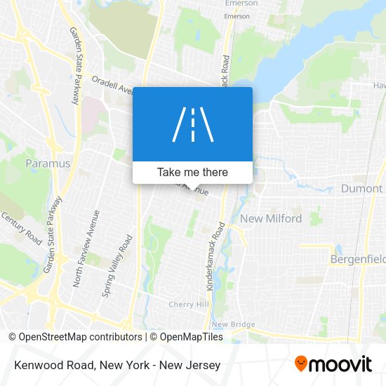 Kenwood Road map