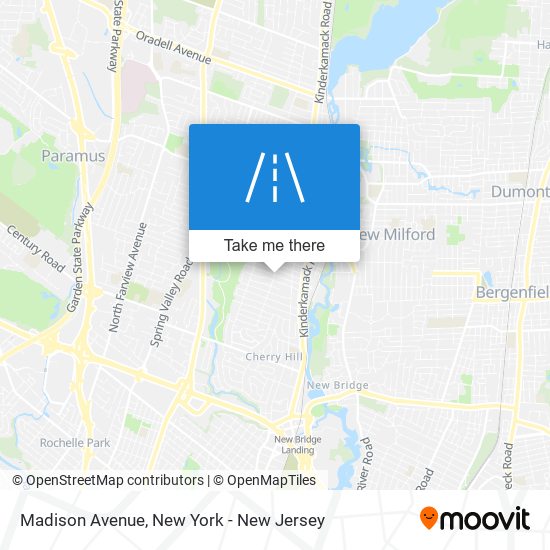 Madison Avenue map