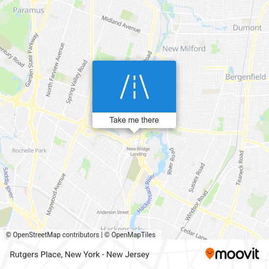 Rutgers Place map