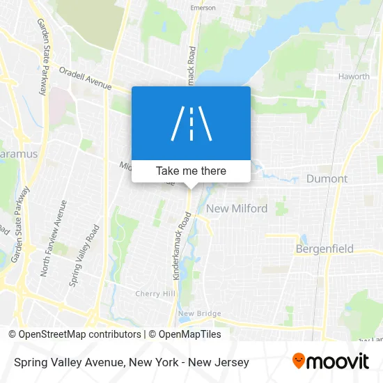 Spring Valley Avenue map