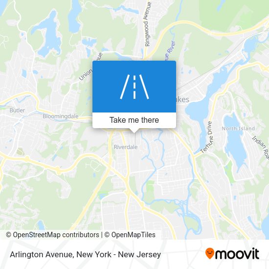 Mapa de Arlington Avenue
