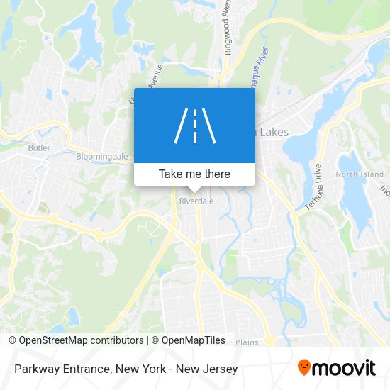 Mapa de Parkway Entrance