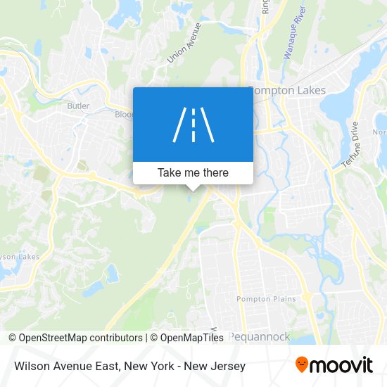 Mapa de Wilson Avenue East