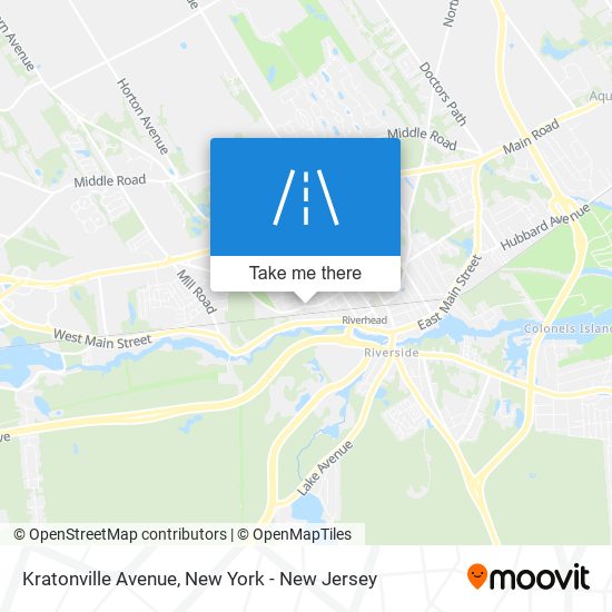 Kratonville Avenue map