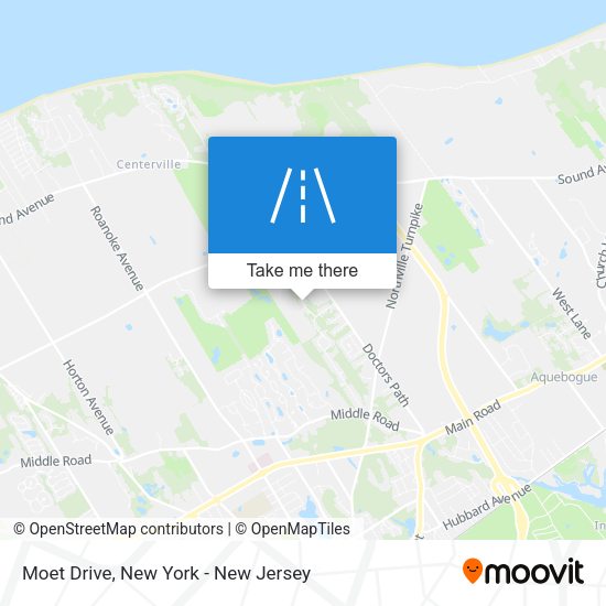 Moet Drive map