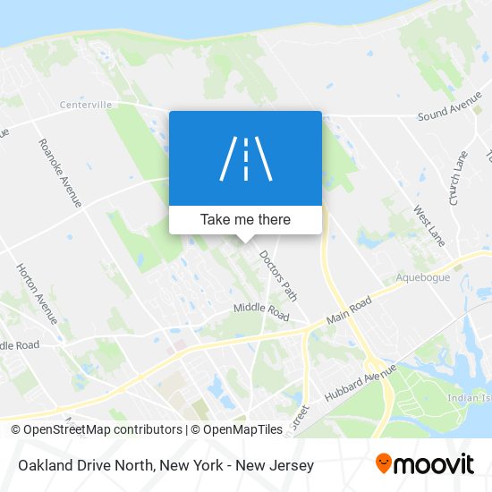 Oakland Drive North map